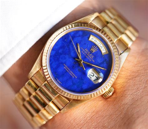 rolex factory lapis dial day date